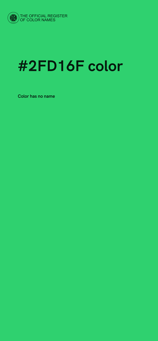 #2FD16F color image
