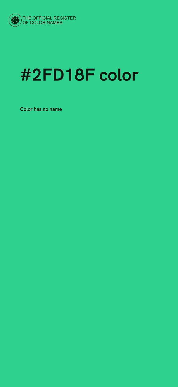 #2FD18F color image