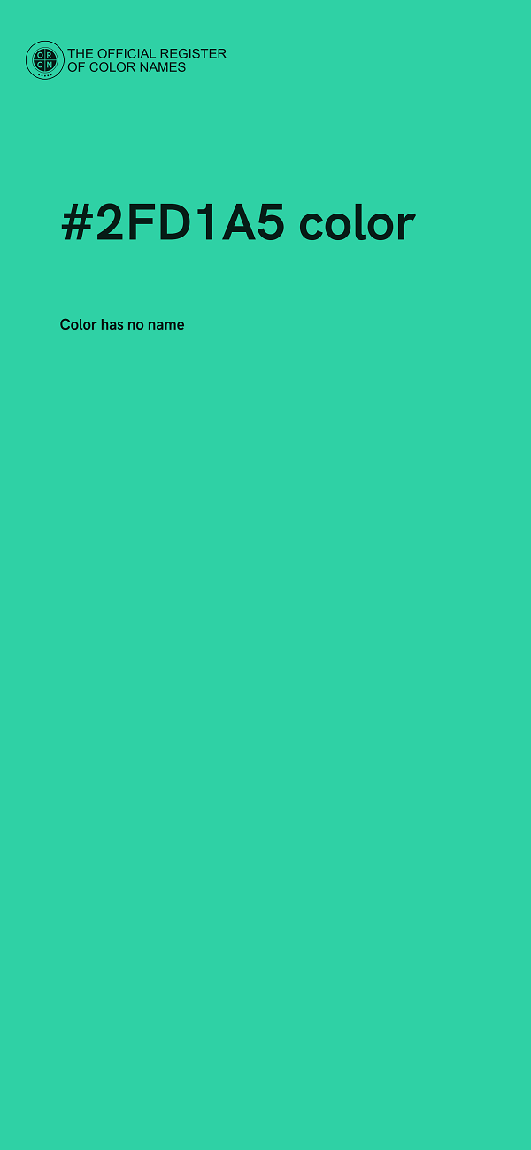 #2FD1A5 color image