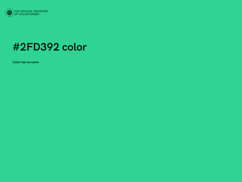 #2FD392 color image