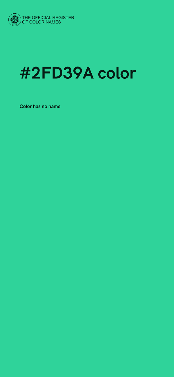 #2FD39A color image