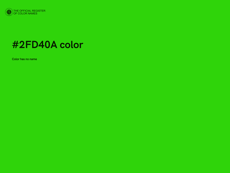#2FD40A color image