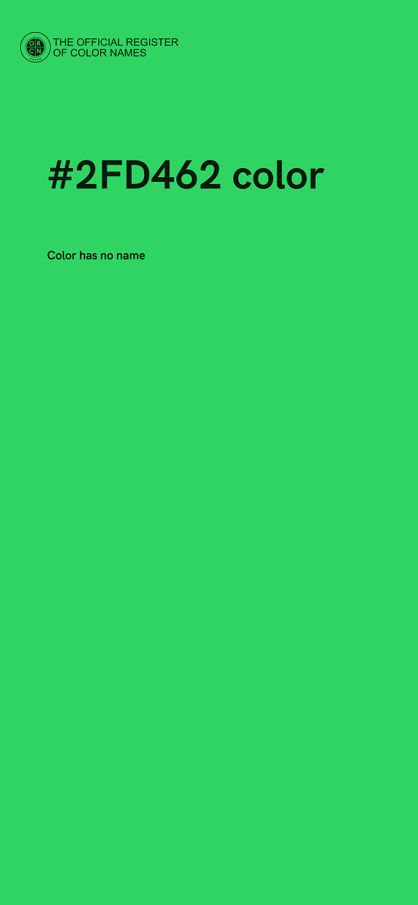 #2FD462 color image