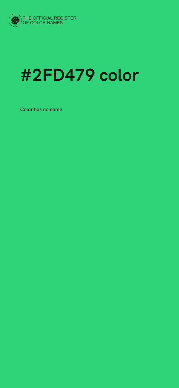 #2FD479 color image