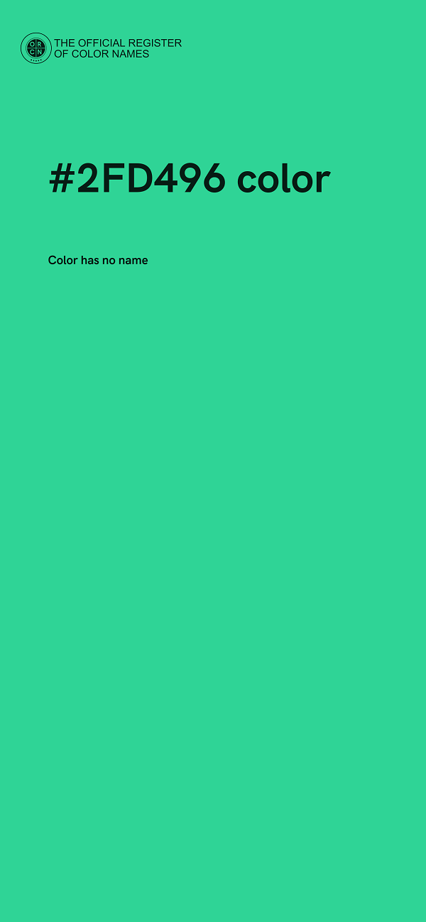 #2FD496 color image