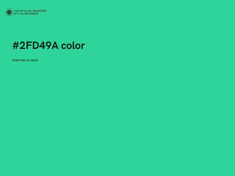 #2FD49A color image