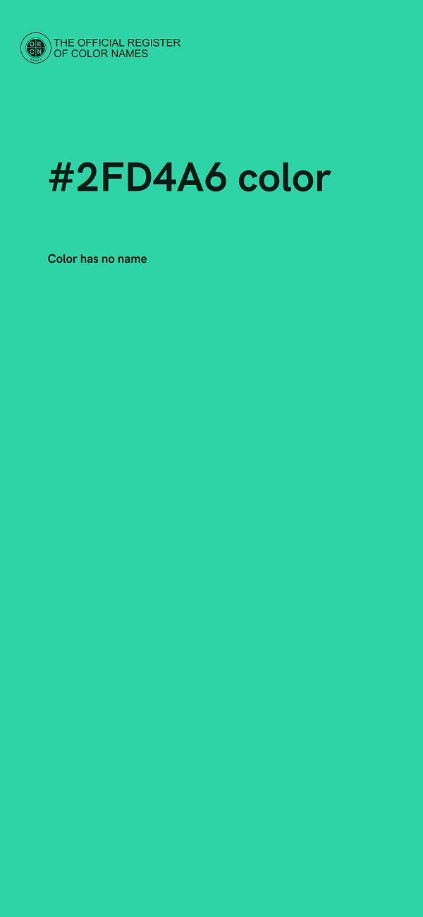 #2FD4A6 color image