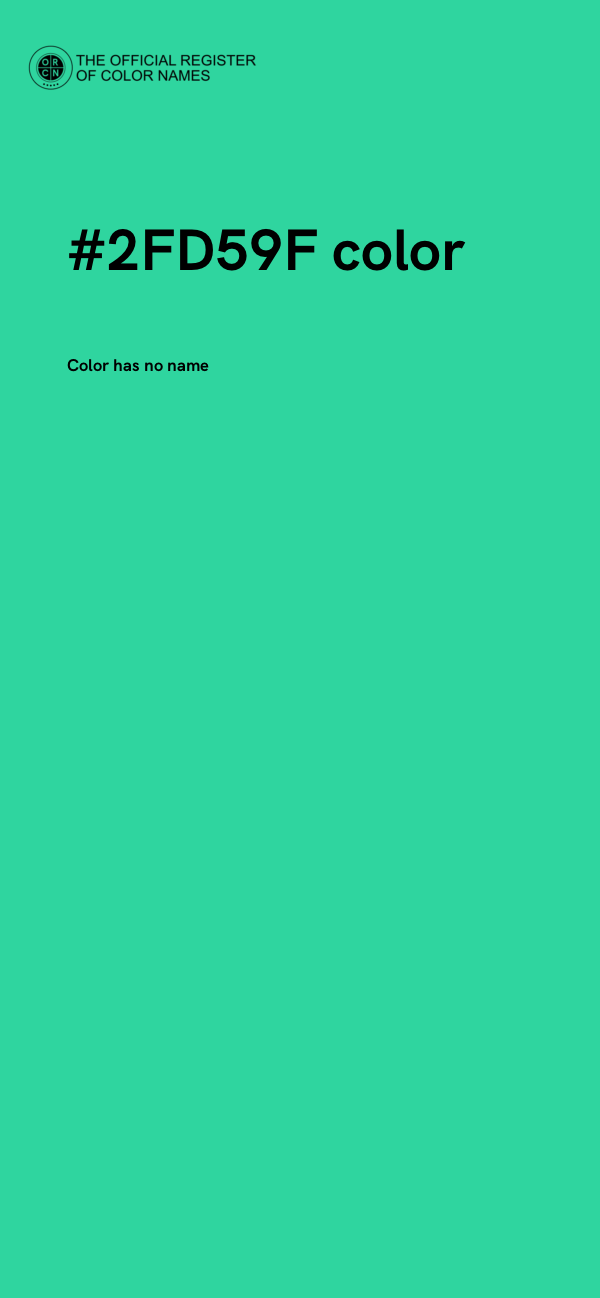 #2FD59F color image