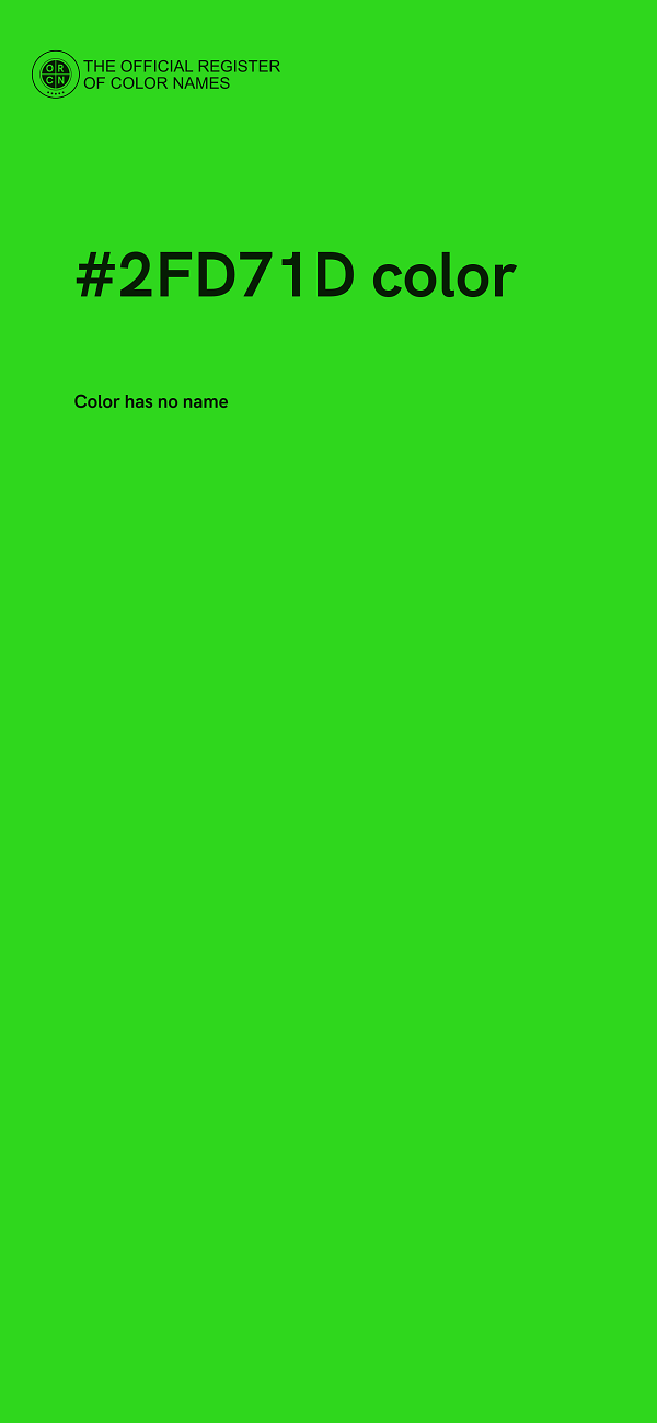 #2FD71D color image