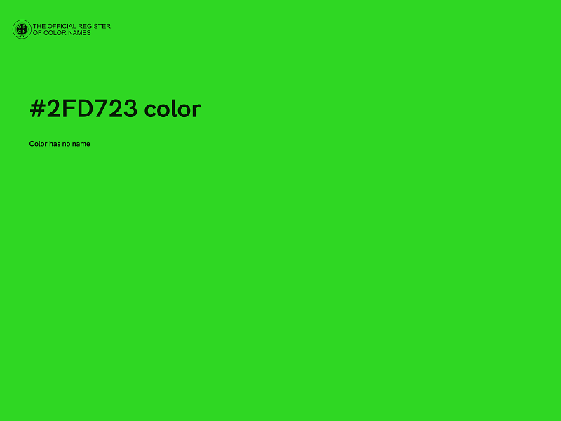 #2FD723 color image