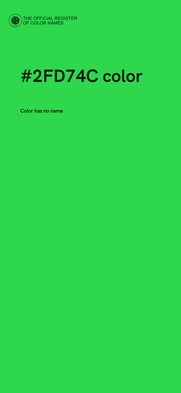 #2FD74C color image