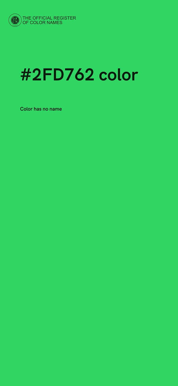 #2FD762 color image