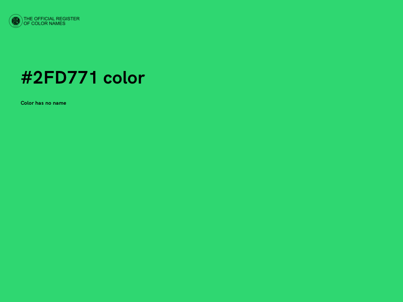 #2FD771 color image