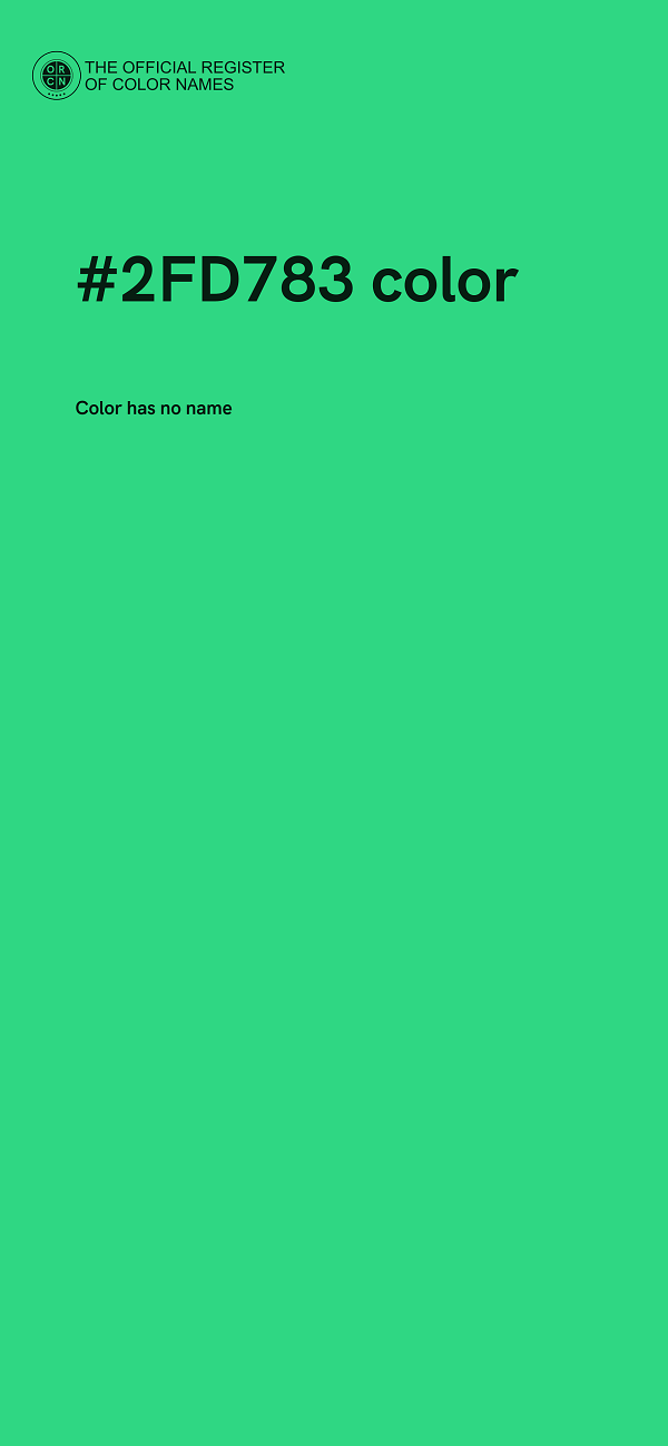#2FD783 color image