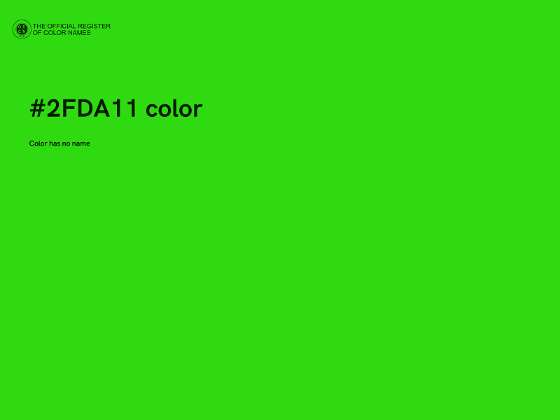 #2FDA11 color image