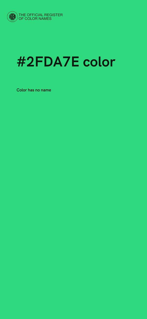 #2FDA7E color image