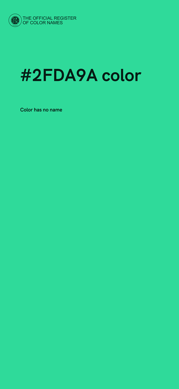 #2FDA9A color image