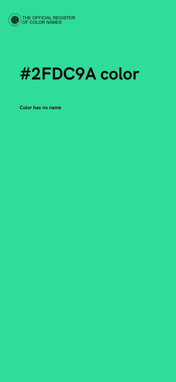 #2FDC9A color image