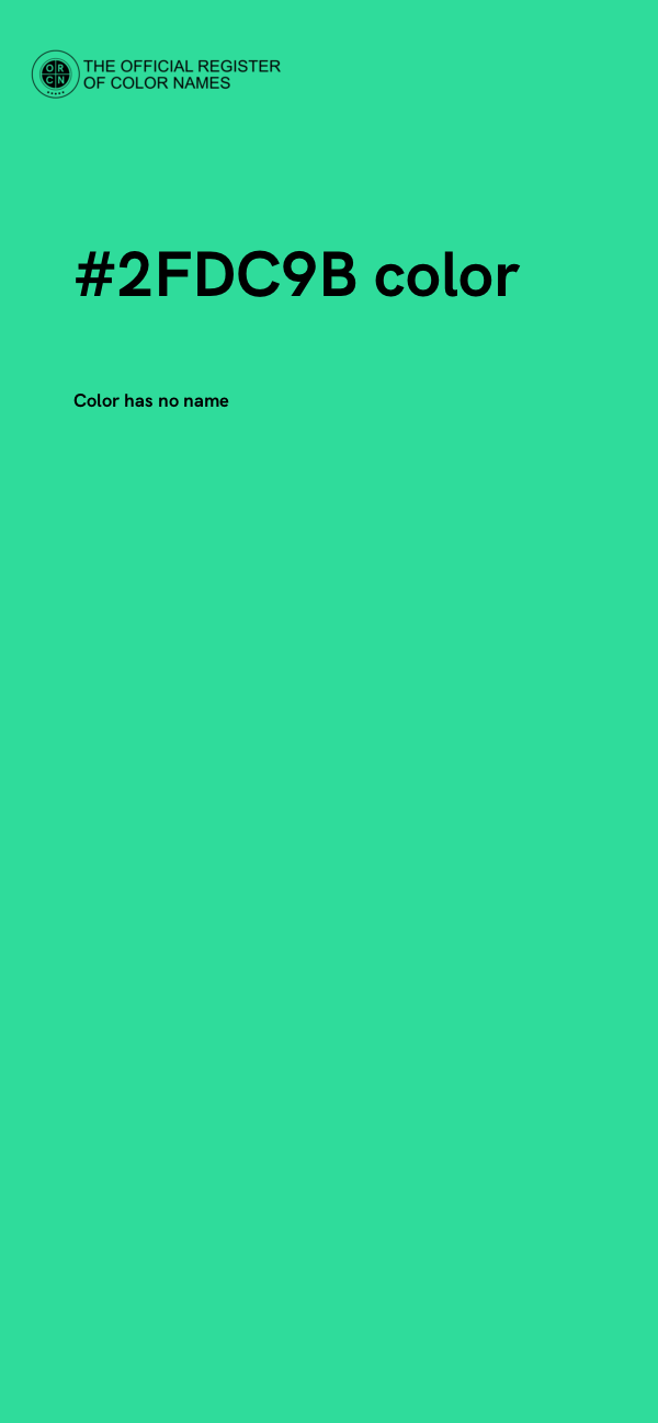#2FDC9B color image