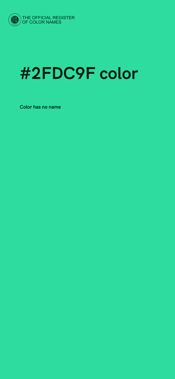 #2FDC9F color image