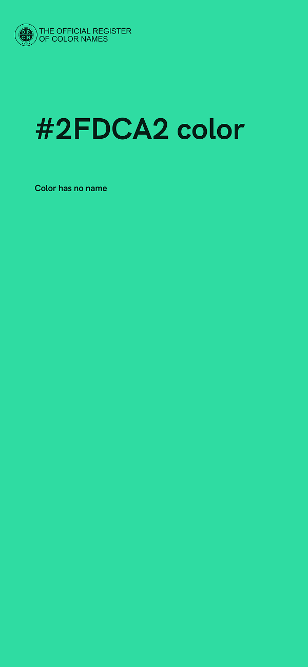 #2FDCA2 color image
