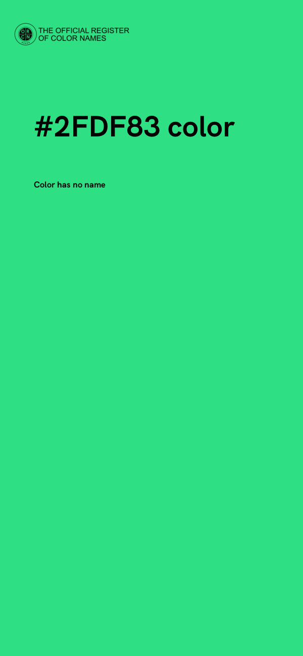 #2FDF83 color image