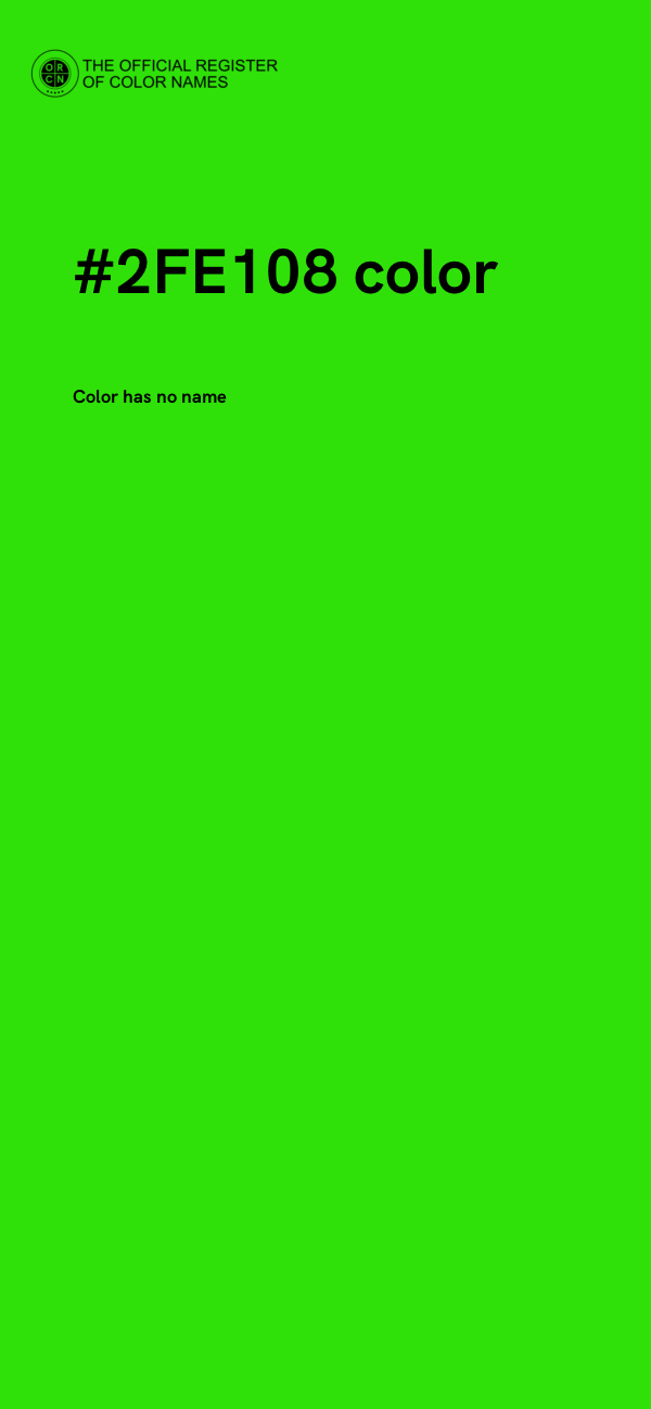 #2FE108 color image