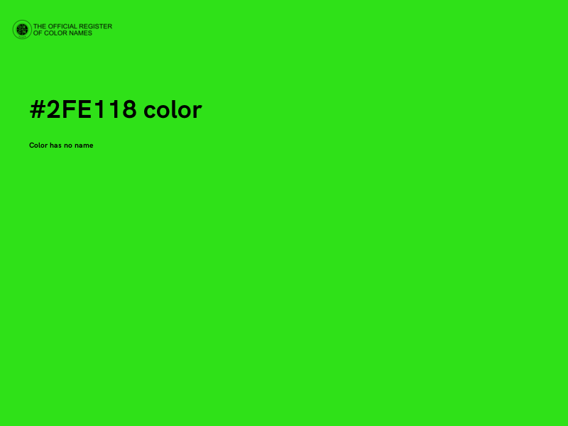 #2FE118 color image