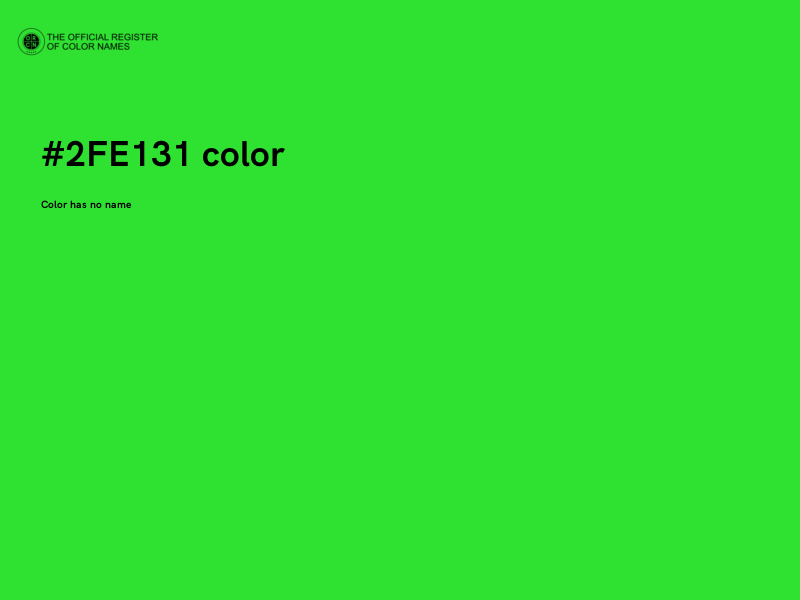 #2FE131 color image