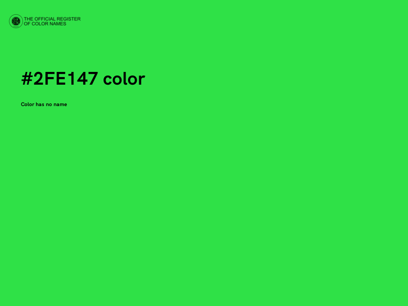 #2FE147 color image