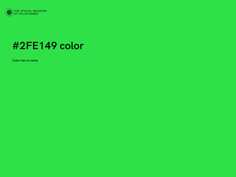 #2FE149 color image