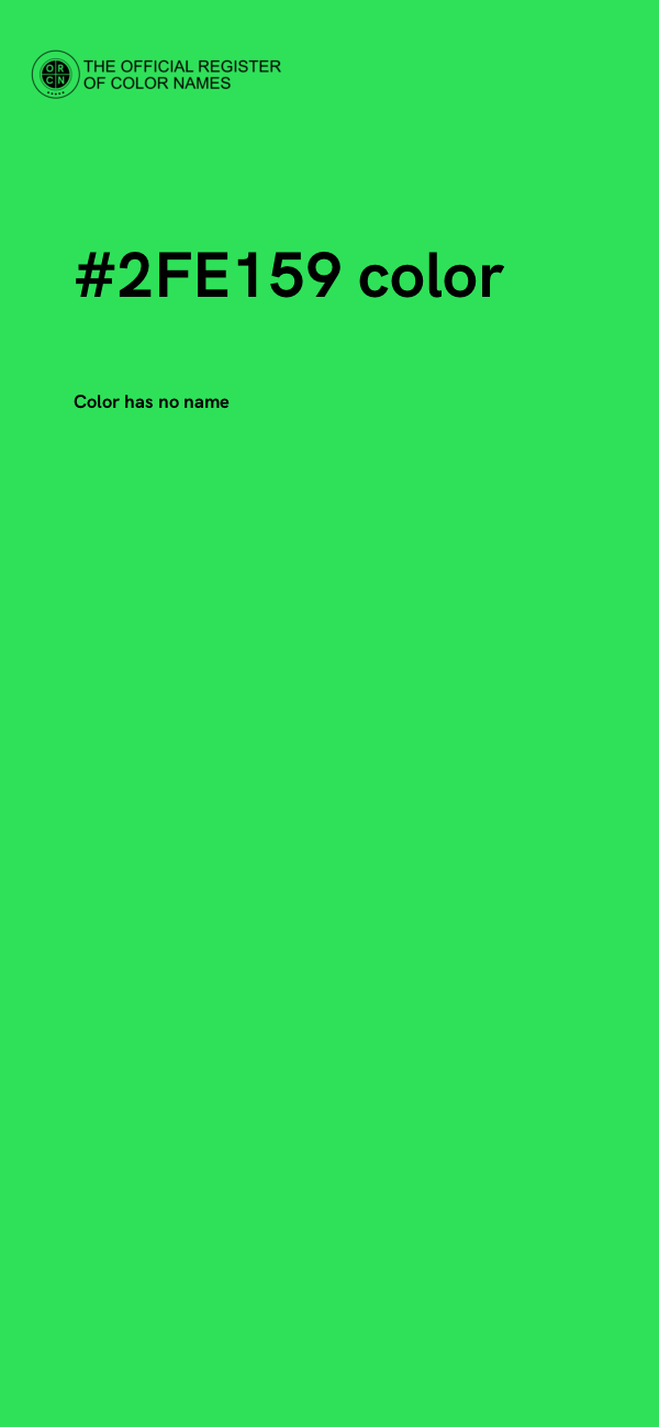 #2FE159 color image