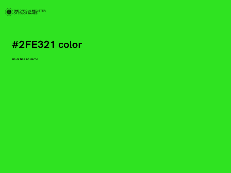 #2FE321 color image