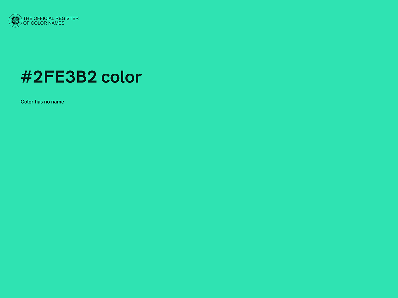 #2FE3B2 color image