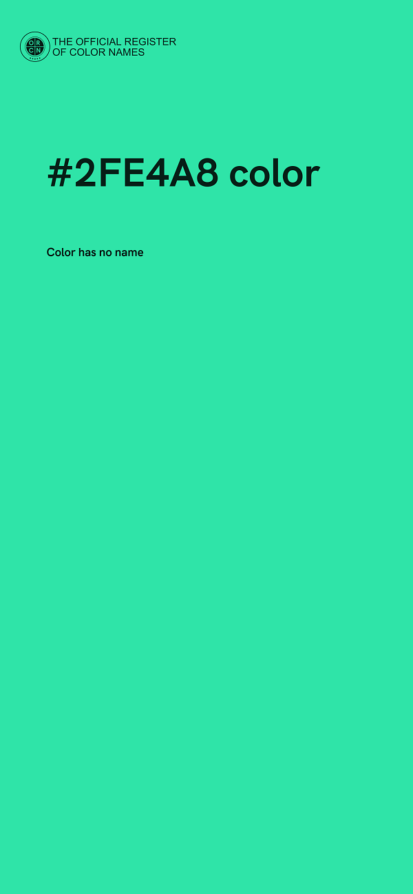 #2FE4A8 color image