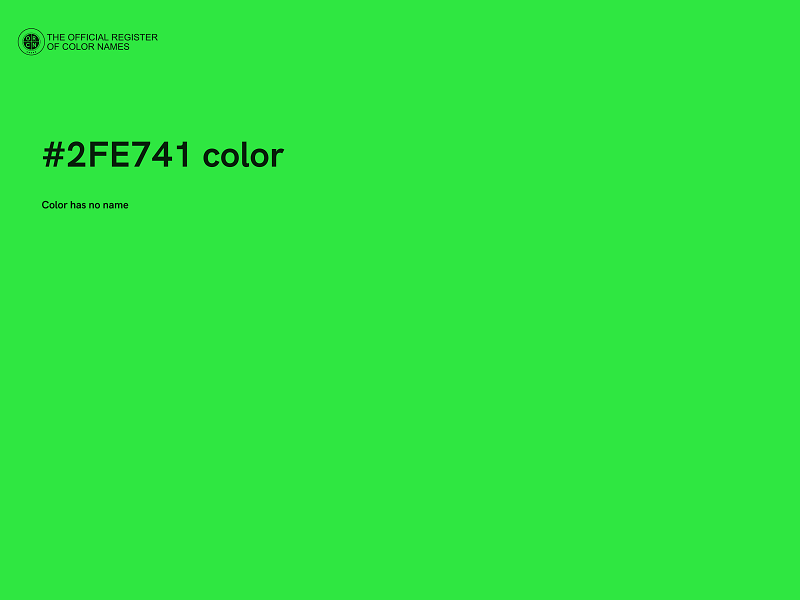 #2FE741 color image