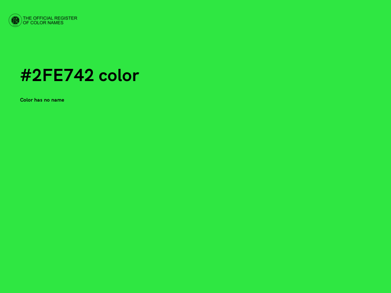 #2FE742 color image