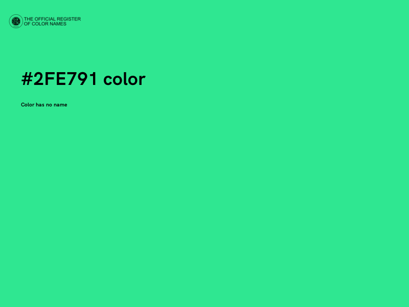 #2FE791 color image