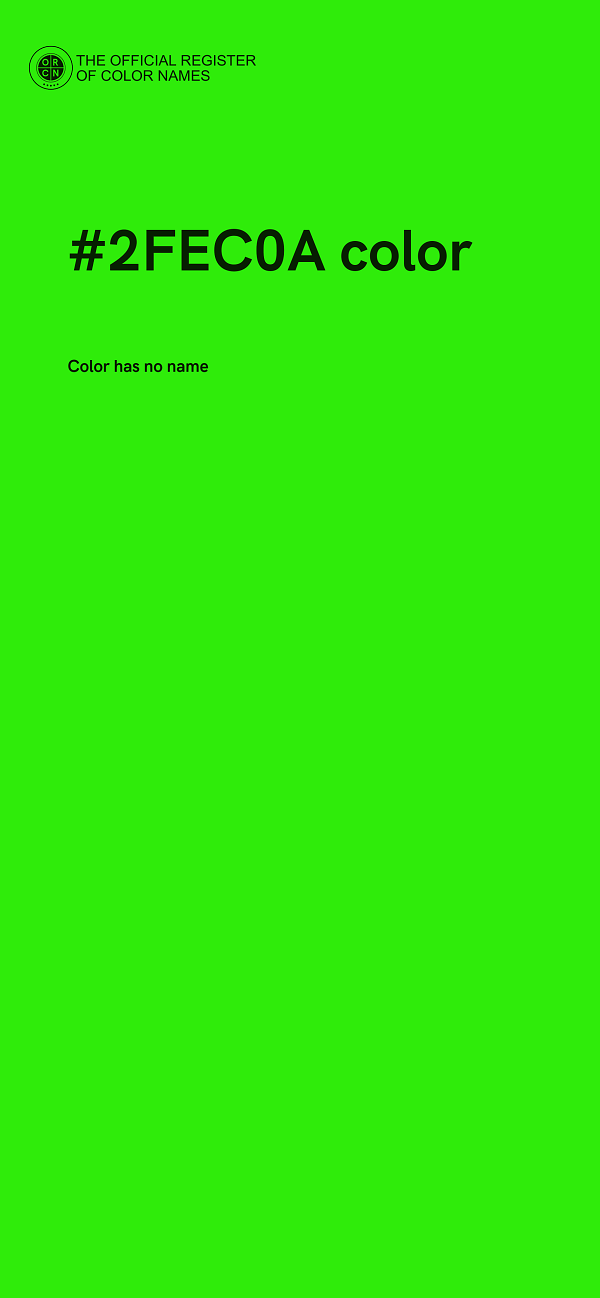 #2FEC0A color image