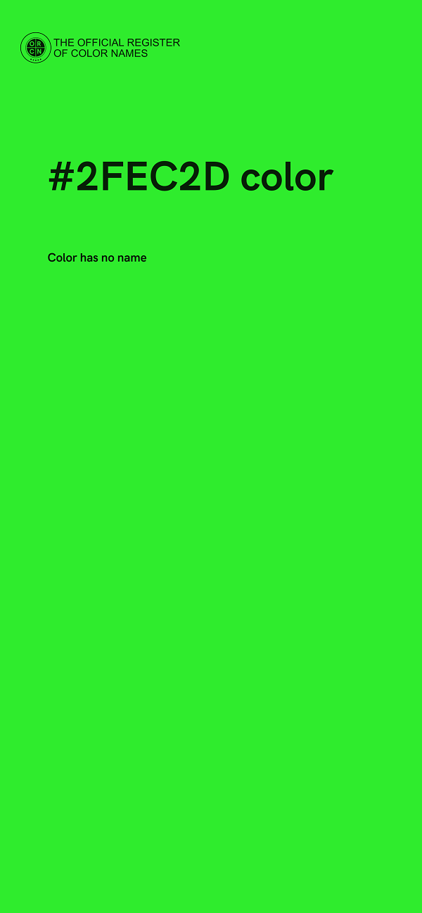#2FEC2D color image
