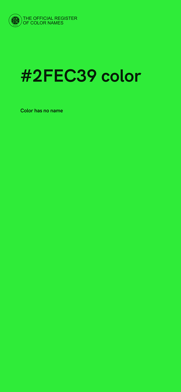 #2FEC39 color image