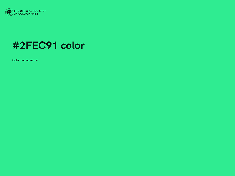 #2FEC91 color image