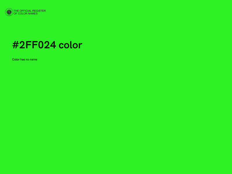 #2FF024 color image
