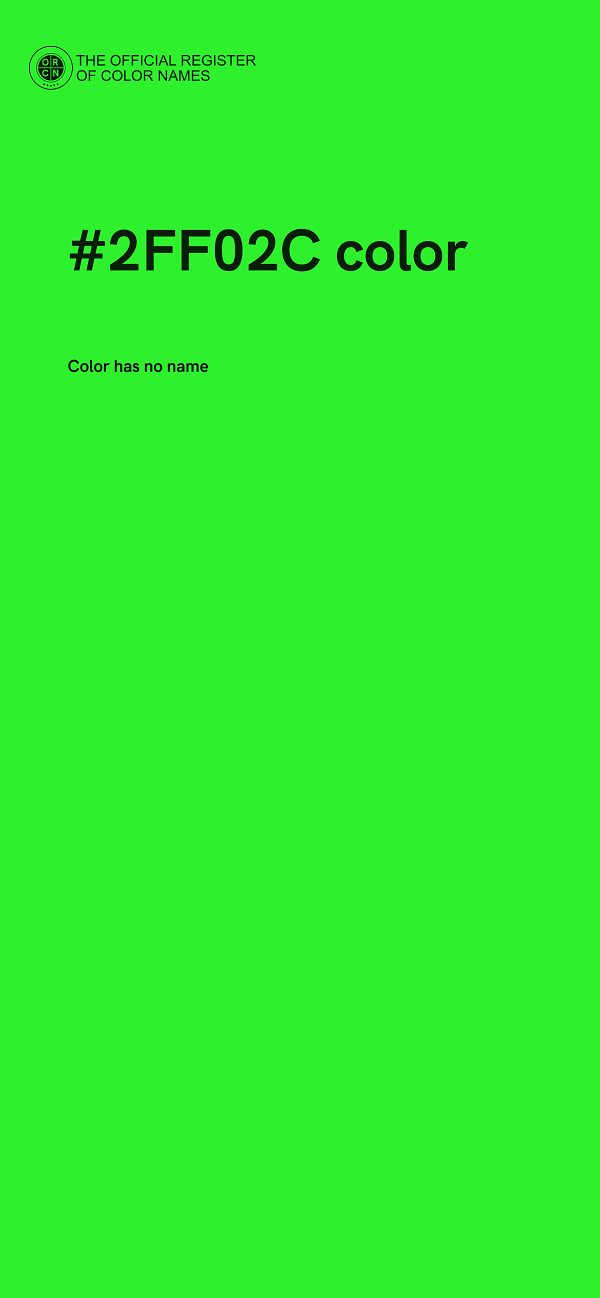 #2FF02C color image
