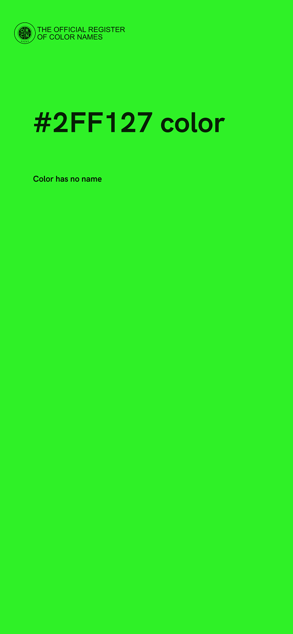 #2FF127 color image