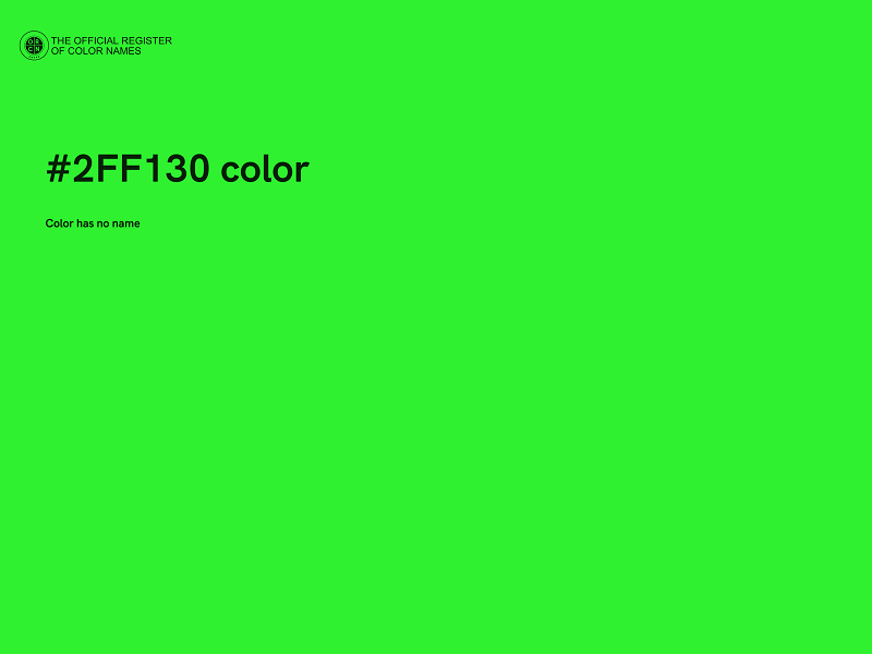 #2FF130 color image