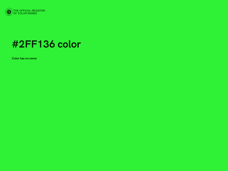 #2FF136 color image