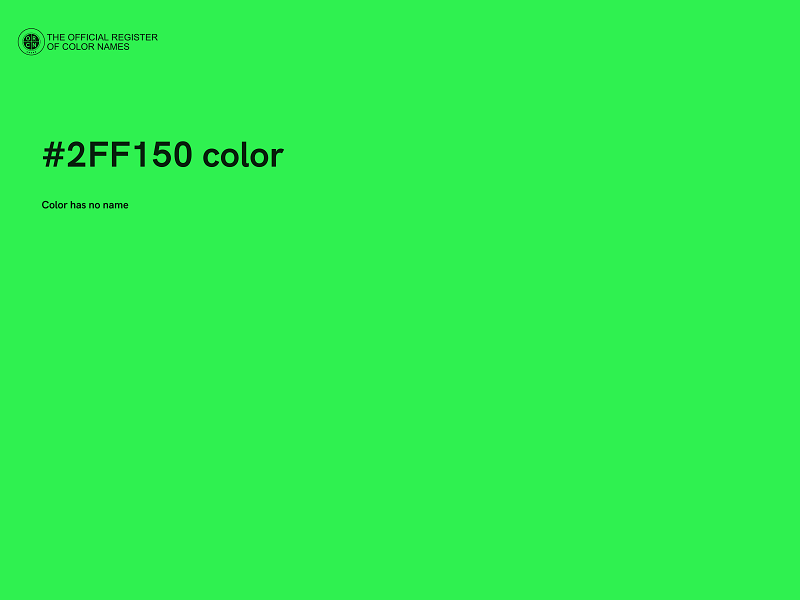 #2FF150 color image