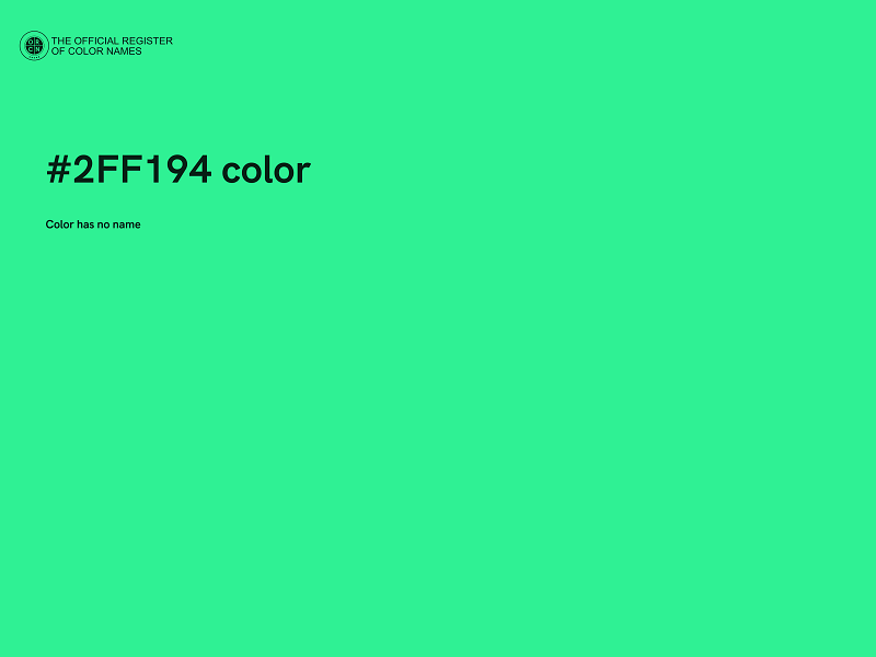 #2FF194 color image