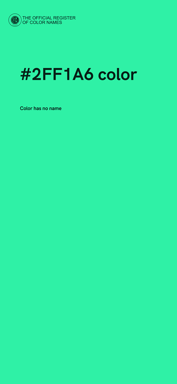 #2FF1A6 color image